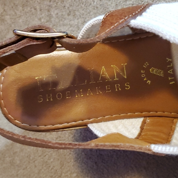SOLD MERCARI-Italian Shoemakers White Sandal - Picture 4 of 7